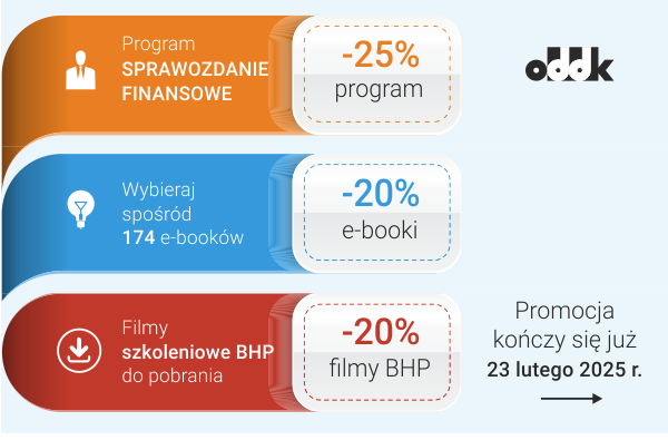 Program SF - 25%, filmy BHP  w wersji do pobrania -20%, e-booki -20%